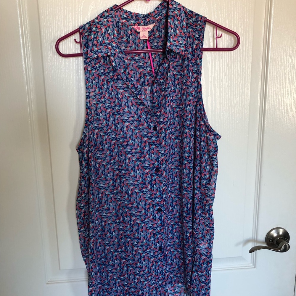 colorful long blouse